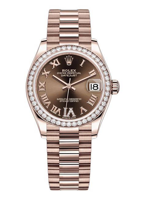 rolex datjjust rose gold|Rolex Datejust 31 gold price.